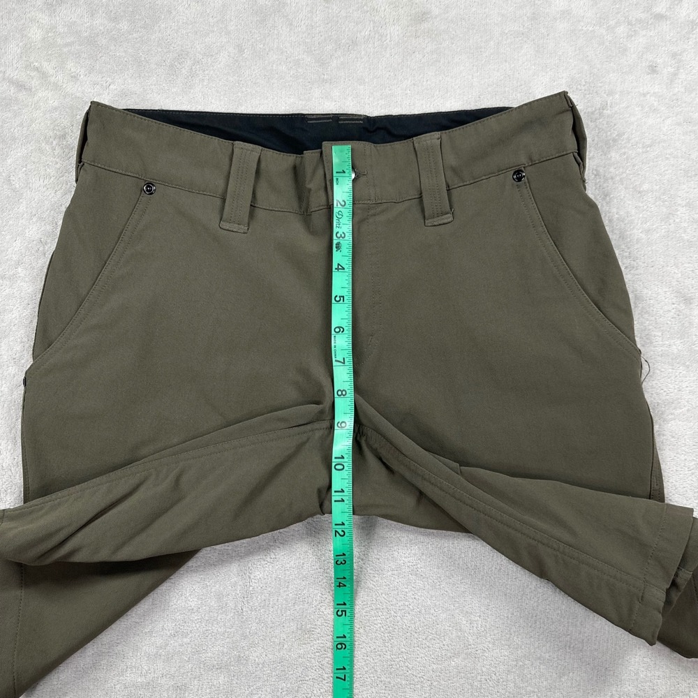 Chrome Industries Shorts Men 32 Olive Green Cycling Technical Stretch Commuter - Picture 8 of 10